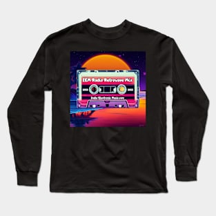 IEM Radio Design Retrowave Mix Tape Synthwave Radio Long Sleeve T-Shirt